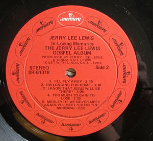 Jerry Lee Lewis : In Loving Memories The Jerry Lee Lewis Gospel Album (LP)