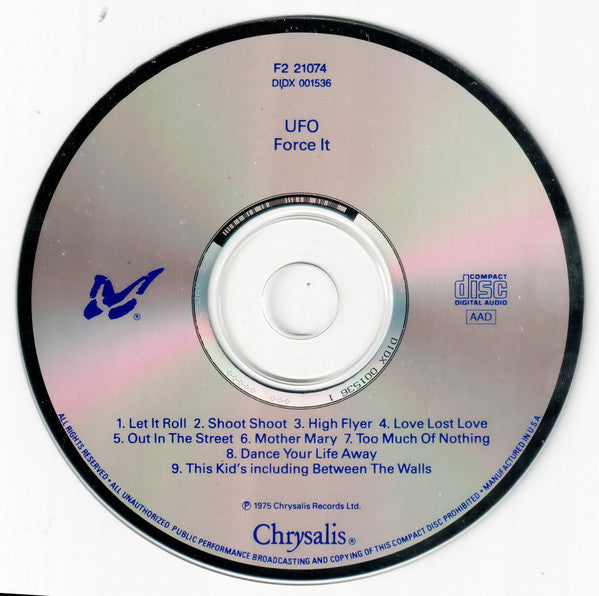 UFO (5) : Force It (CD, Album, RE)