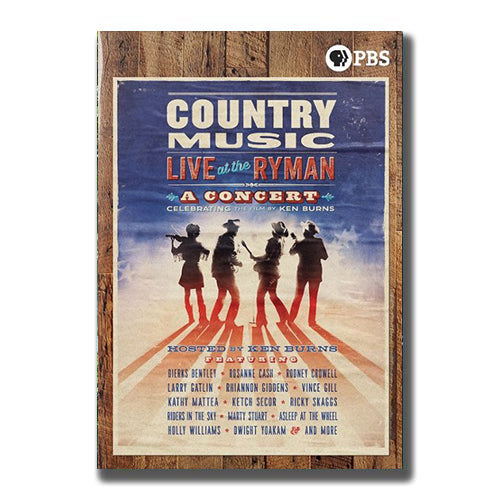 [DVD] VARIOUS ARTISTS • COUNTRY MUSIC: LIVE AT THE RYMAN • PBS DVD