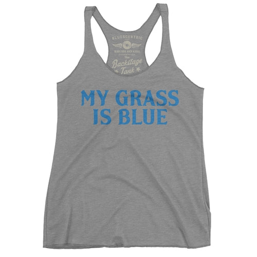My Grass Is Blue - Women's Racerback - Tank Top