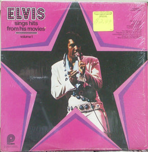 ELVIS PRESLEY • SINGS HITS FROM HIS MOVIES • CUT-OUT • VINYL RECORD