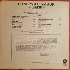 Hank Williams Jr. • Bocephus • Cut-Out Bin Special