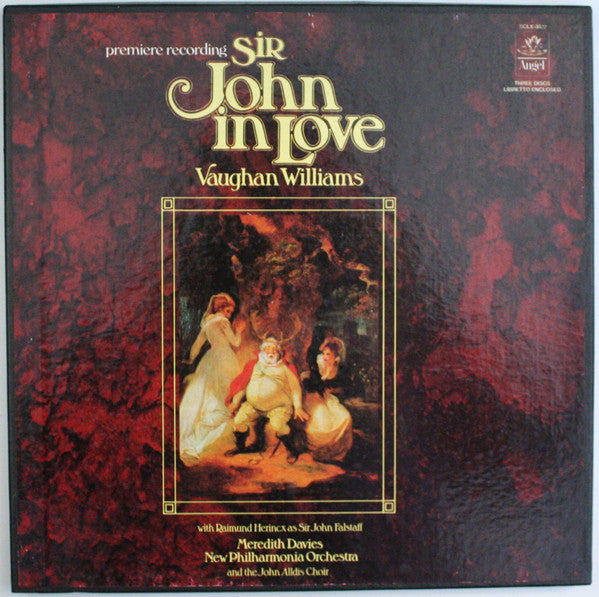 Used Vinyl - VAUGHAN WILLIAMS: SIR JOHN IN LOVE • DAVIES