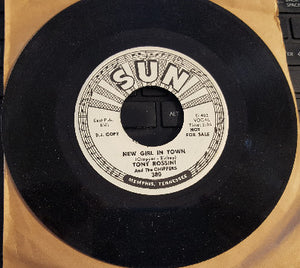 Tony Rossini And The Chippers : New Girl In Town / You Make It Sound So Easy (7", Single, Promo)