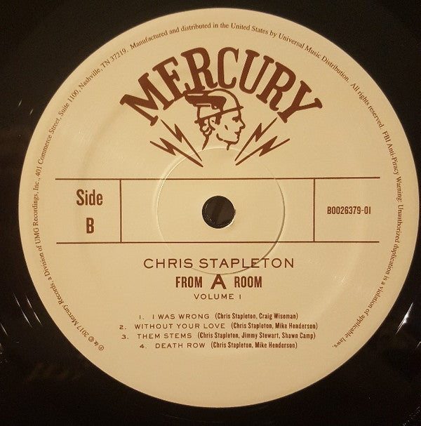 Chris Stapleton : From A Room: Volume 1 (LP, Album)