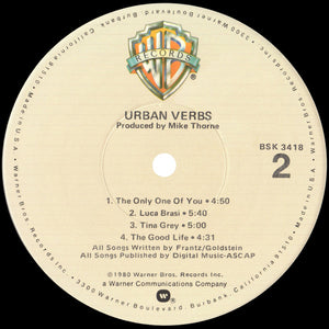 Urban Verbs : Urban Verbs (LP, Album, Win)