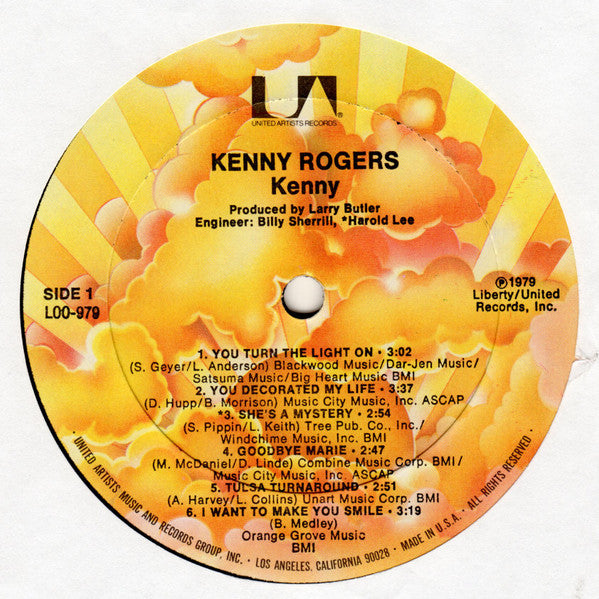 Kenny Rogers : Kenny (LP, Album, All)