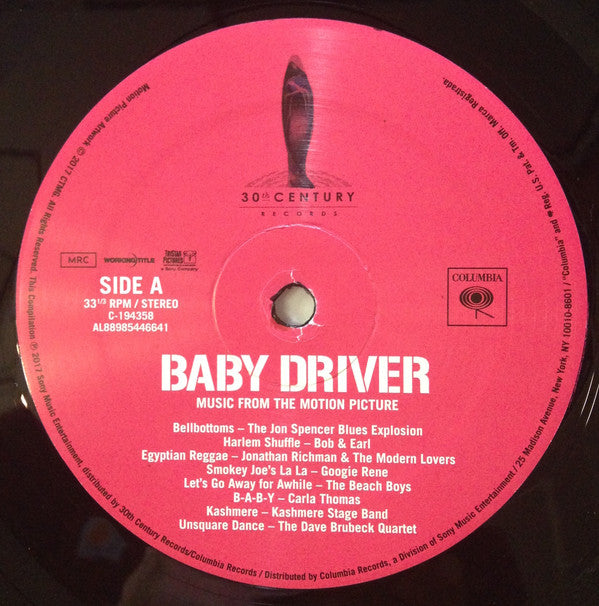 Various : Baby Driver (Music From The Motion Picture) (2xLP, Comp)