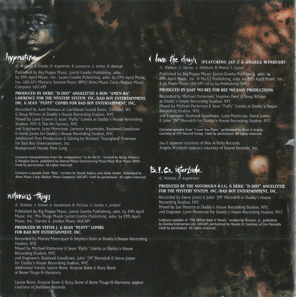 The Notorious B.I.G.* : Life After Death (Edited Version) (CD, Album)