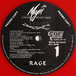 Schnitt Acht : Rage / Random Funk (12", Single, Promo, Red)