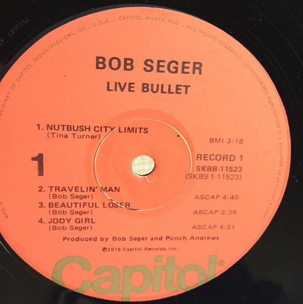 Bob Seger & The Silver Bullet Band* : Live Bullet (2xLP, Album, Jac)