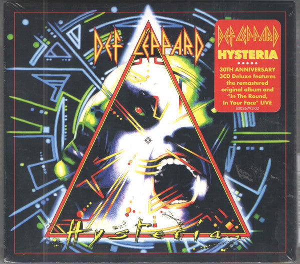 Def Leppard : Hysteria (3xCD, Album, Dlx, RM, 30t)