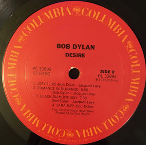 Bob Dylan : Desire (LP, Album)