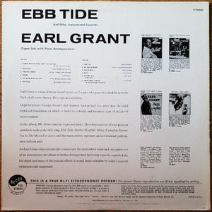 Earl Grant : Ebb Tide And Other Instrumental Favorites (LP, Album, Club, Cap)