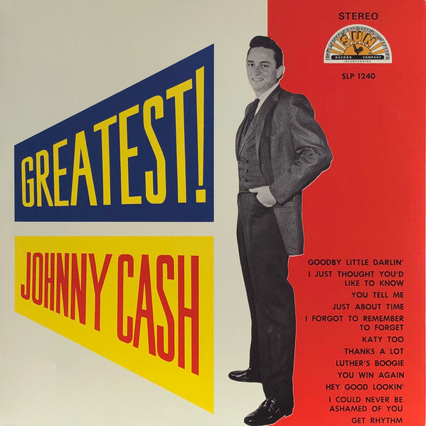 Johnny Cash : Greatest! (LP, RE)