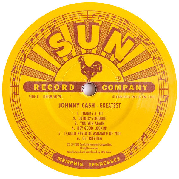 Johnny Cash : Greatest! (LP, RE)