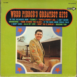 Webb Pierce : Webb Pierce's Greatest Hits (LP, Album, Club, Ind)