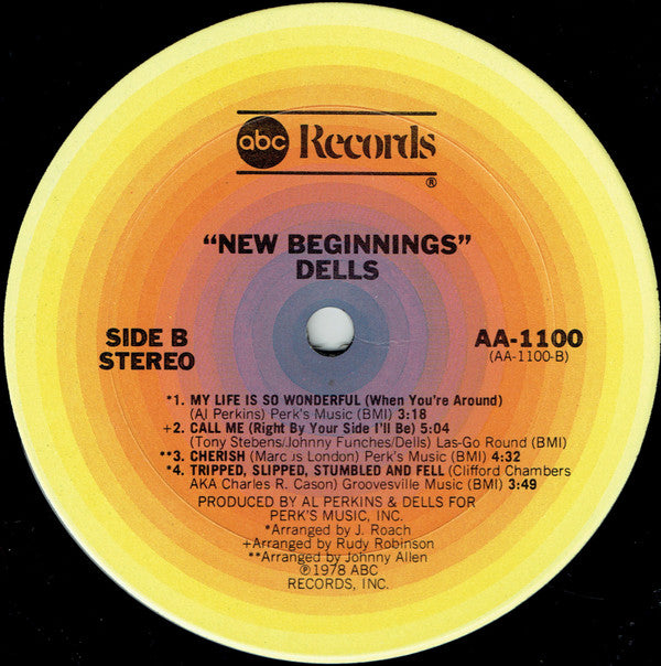 Dells* : New Beginnings (LP, Album)