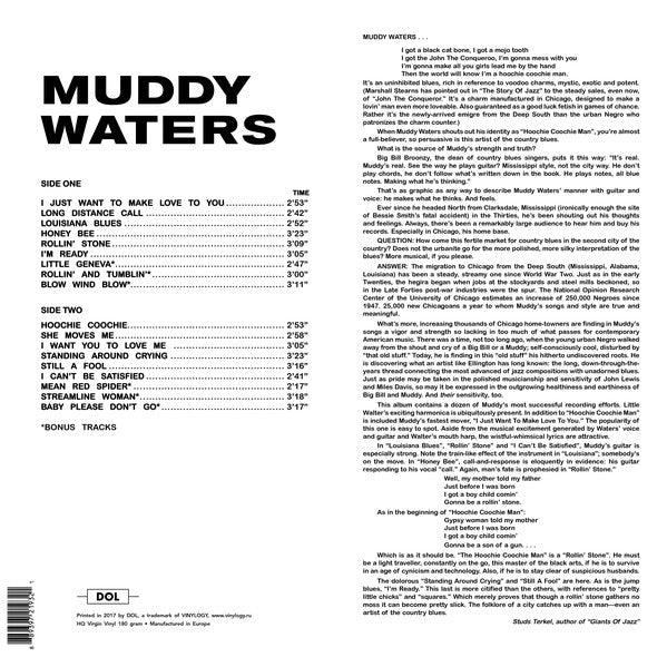 Muddy Waters : The Best Of Muddy Waters (LP, Comp, Dlx, RE, 180)