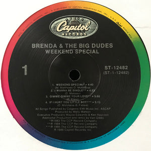 Brenda & The Big Dudes : Weekend Special (LP, Album)