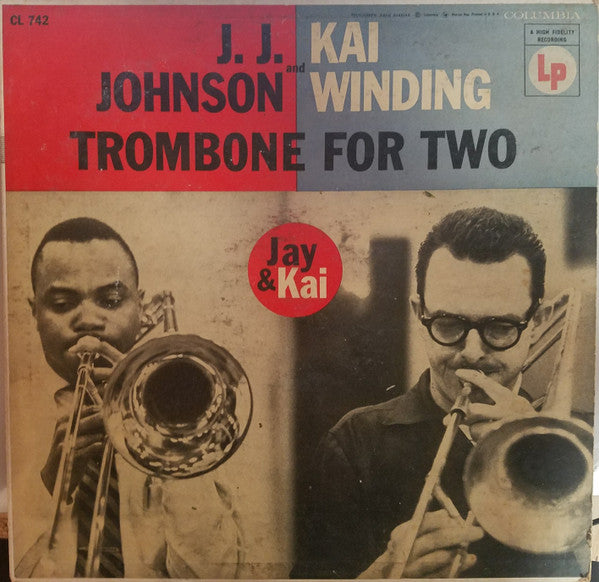 J.J. Johnson And Kai Winding : Trombone For Two (LP, Album)