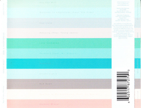 Kanye West : 808s & Heartbreak (CD, Album, Enh, RE, RP)