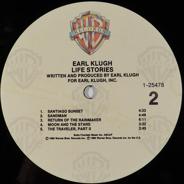 Earl Klugh : Life Stories (LP, Album)