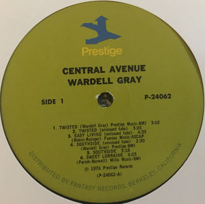 Wardell Gray : Central Avenue (2xLP, Comp)