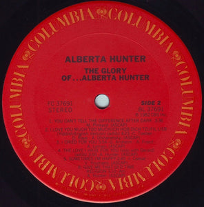 Alberta Hunter : The Glory Of…Alberta Hunter (LP, Album, Ter)