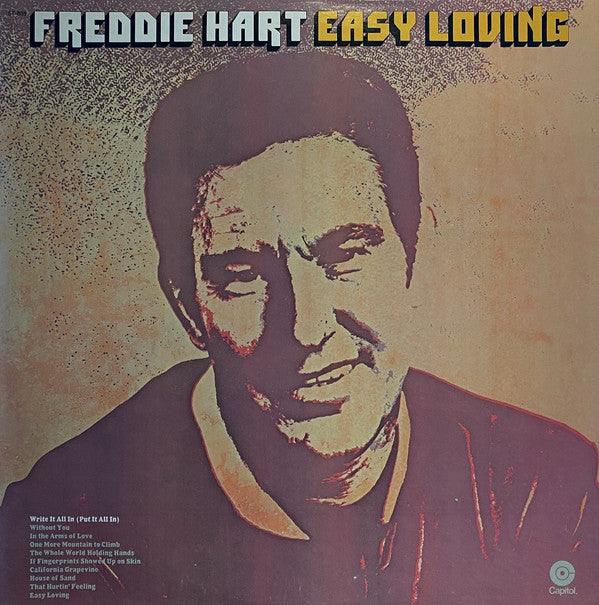 Freddie Hart : Easy Loving (LP, Album, RP, Win)