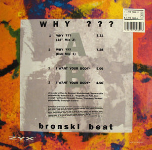 Bronski Beat : Why ??? (12", Single)