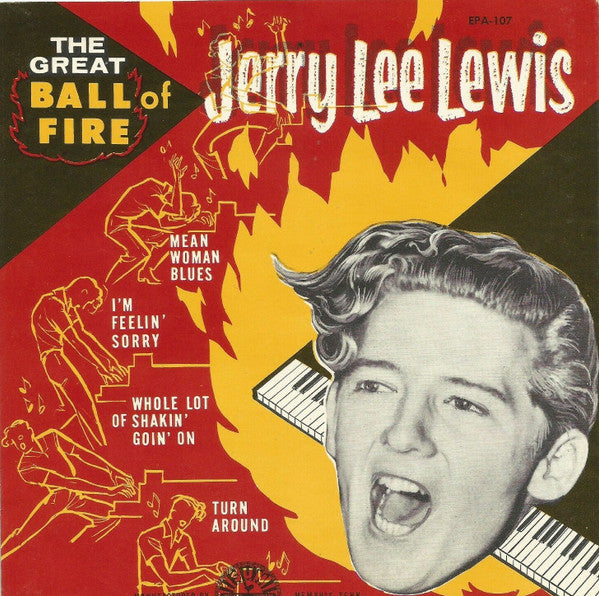 Jerry Lee Lewis : The Great Ball Of Fire (7", EP)