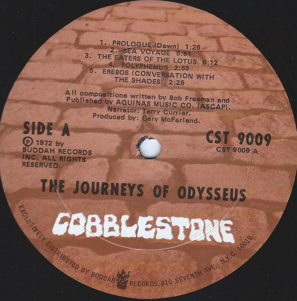 Bob Freedman : The Journeys Of Odysseus (LP, Album, RE)