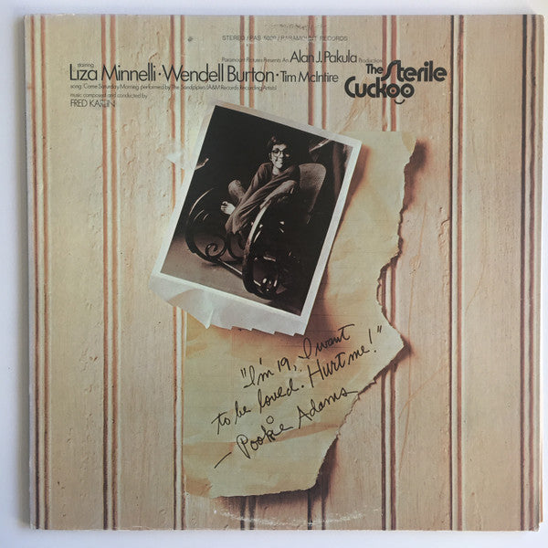 Fred Karlin / The Sandpipers : The Sterile Cuckoo (Original Soundtrack Recording) (LP)