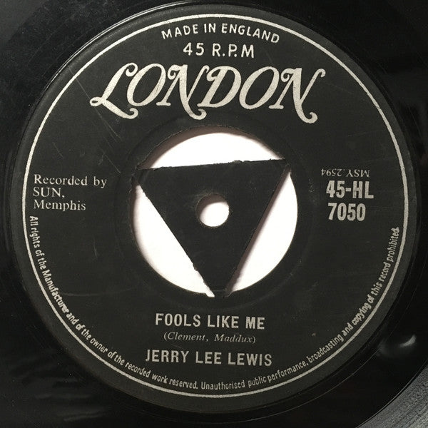 Jerry Lee Lewis : High School Confidential (7", Tri)