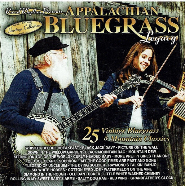 Various : Appalachian Bluegrass Legacy (25 Vintage Bluegrass & Mountain Classics) (CD, Comp)