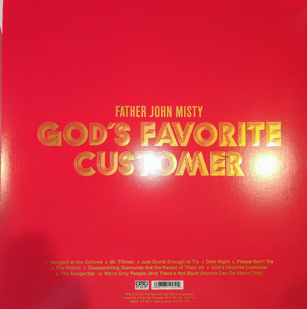 Father John Misty : God's Favorite Customer (LP, Album)