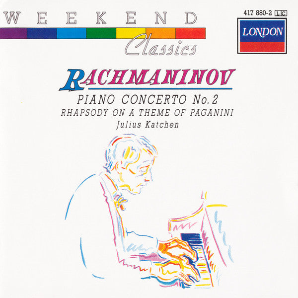 Rachmaninov*, Julius Katchen : Piano Concerto No. 2 / Rhapsody On A Theme Of Paganini (CD, Comp)