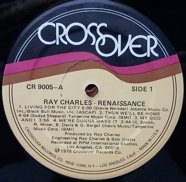Ray Charles : Renaissance (LP, Album, Gat)