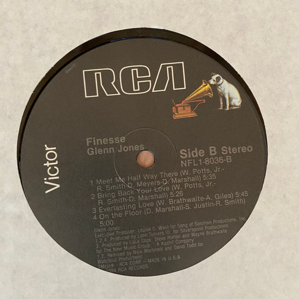 Glenn Jones : Finesse (LP, Album)