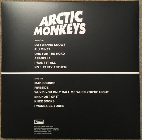 Arctic Monkeys : AM (LP, Album, RE, 180)