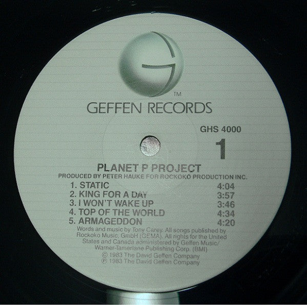 Planet P Project : Planet P Project (LP, Album, All)