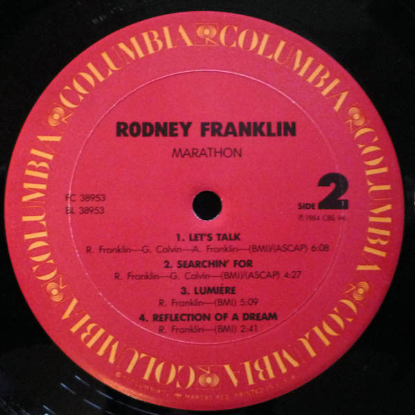 Rodney Franklin : Marathon (LP, Album)