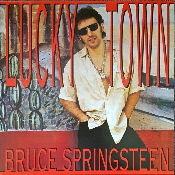 Bruce Springsteen : Lucky Town (LP, Album, RE)