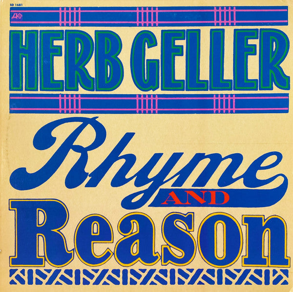 Herb Geller Featuring Mark Murphy & Earl Jordan : Rhyme And Reason (LP, Album, RI )