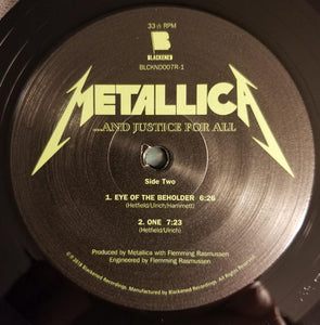 Metallica : ...And Justice For All (2xLP, Album, RE, RM, 180)