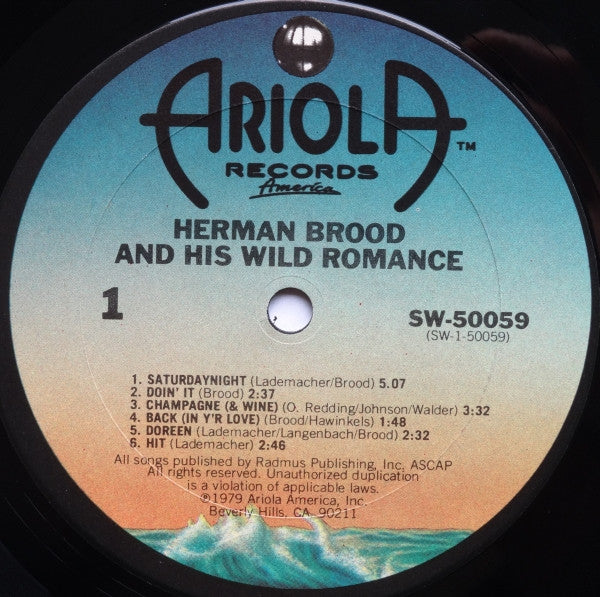 Herman Brood & His Wild Romance : Herman Brood & His Wild Romance (LP, Album)
