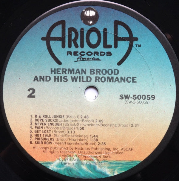 Herman Brood & His Wild Romance : Herman Brood & His Wild Romance (LP, Album)