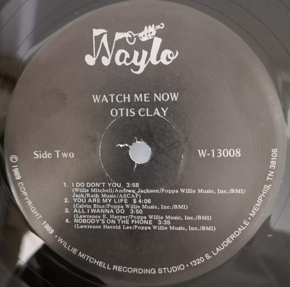 Otis Clay : Watch Me Now (LP, Album)