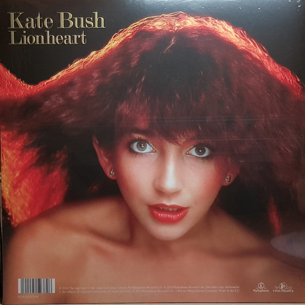 Kate Bush : Lionheart (LP, Album, RE, RM, 180)